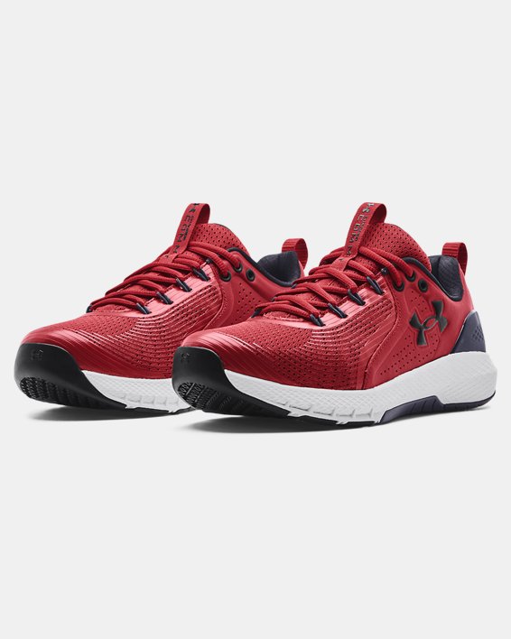 Men's UA Charged Commit 3 Training Shoes, Red, pdpMainDesktop image number 3